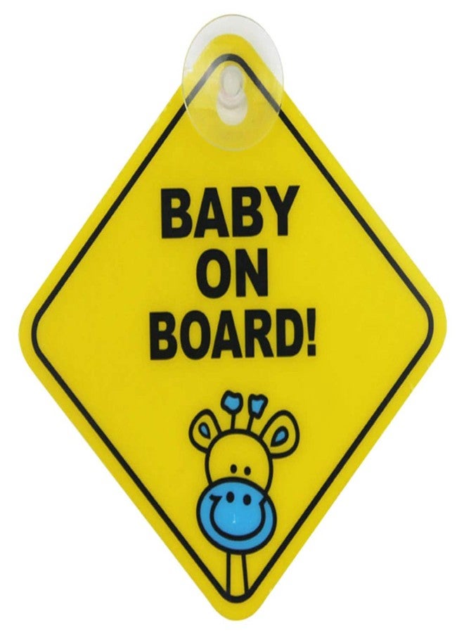 فوتابا ملصق مكنسة السيارة "طفل على متنها" من فوتابا - أصفر - Image 1